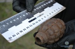 В Константиновке на школьном дворе найдена граната