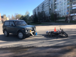 В Константиновке внедорожник наехал на скутер