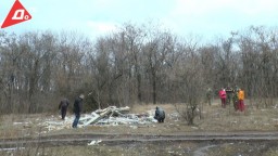 В Константиновке неизвестные вывезли в зелёную зону целую машину ртутных ламп