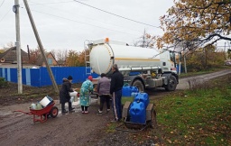 ​Обеспечение жителей Константиновки ТЕХНИЧЕСКОЙ водой 21.11.2022