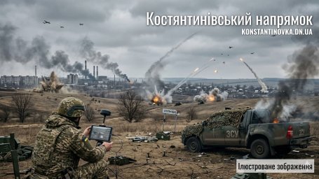 Костянтинівський напрямок: ворог посилює тиск дронами та авіацією, повітря під контролем розвідки