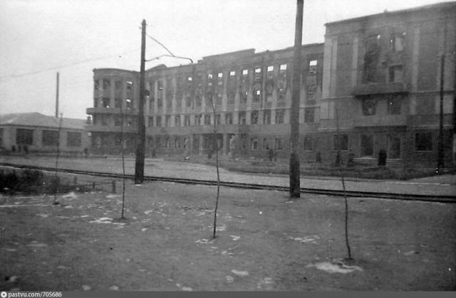 Здание горсовета - 1941 год