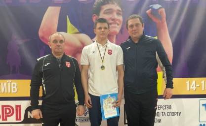 Костянтинівський борець Олександр Бударев став чемпіоном Кубка України U-20
