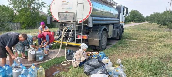 Обеспечение жителей Константиновки ТЕХНИЧЕСКОЙ водой 27.06.2023