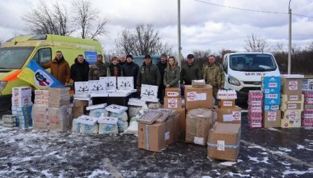 В Константиновку прибыла гуманитарная миссия