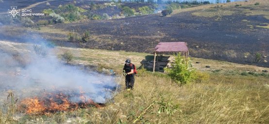 Константиновка в огне: пожары после обстрелов