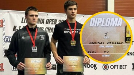 Юный кикбоксер из Константиновки стал чемпионом открытого Чемпионата Литвы