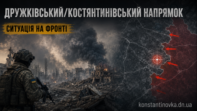 9 июня 2026: российские войска усиливают давление на Константиновку и угрожают логистике города