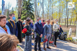 
В Константиновке прошел митинг, посвященный 35-летию со дня катастрофы на Чернобыльской атомной эл