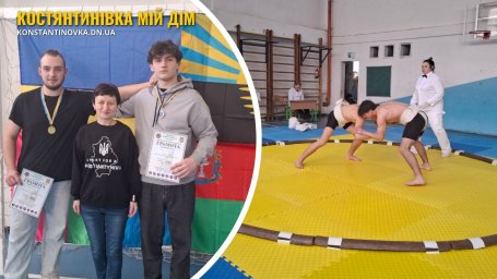 Спортсмены Константиновской общины &mdash; призеры областного чемпионата по сумо в Киеве
