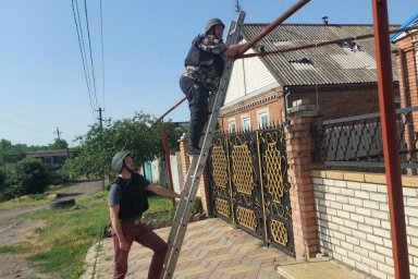 Іллінівка — знову з газом! Попри обстріли, село на передовій отримало блакитне паливо