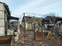 Обстановка в Константиновской громаде 5 марта 2023 года. В результате обстрелов есть разрушения и ра